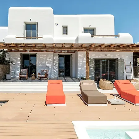 Yasemin - Mykonos Paradise - Views - Pool - Large Garden Villa Kalafatis