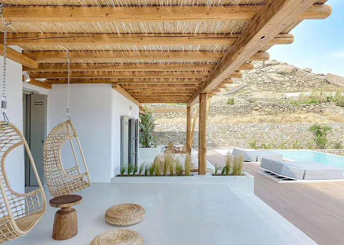 Yasemin - Mykonos Paradise - Views - Pool - Large Garden * 卡拉法蒂斯