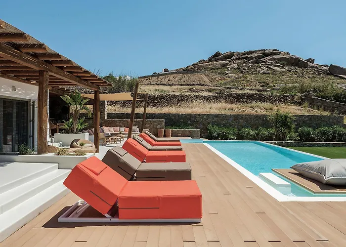 Yasemin - Mykonos Paradise - Views - Pool - Large Garden Kalafati