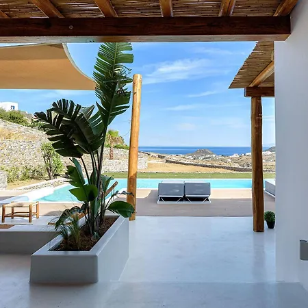 Yasemin - Mykonos Paradise - Views - Pool - Large Garden 别墅 卡拉法蒂斯