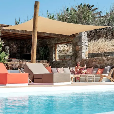 Yasemin - Mykonos Paradise - Views - Pool - Large Garden Villa Kalafati