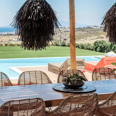 Villa Yasemin - Mykonos Paradise - Views - Pool - Large Garden Kalafati