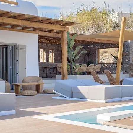 Yasemin - Mykonos Paradise - Views - Pool - Large Garden Villa Kalafati
