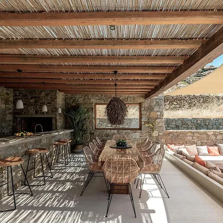 Villa Yasemin - Mykonos Paradise - Views - Pool - Large Garden Kalafati