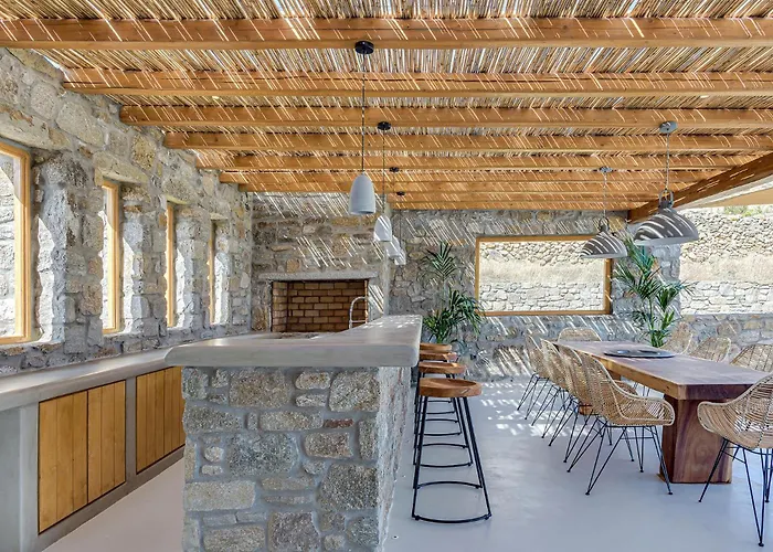 Yasemin - Mykonos Paradise - Views - Pool - Large Garden فيلة كالافاتيس