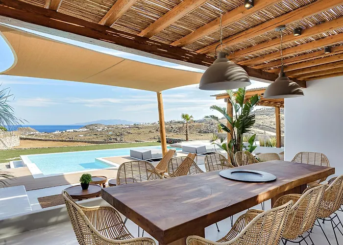 فيلة Yasemin - Mykonos Paradise - Views - Pool - Large Garden كالافاتيس