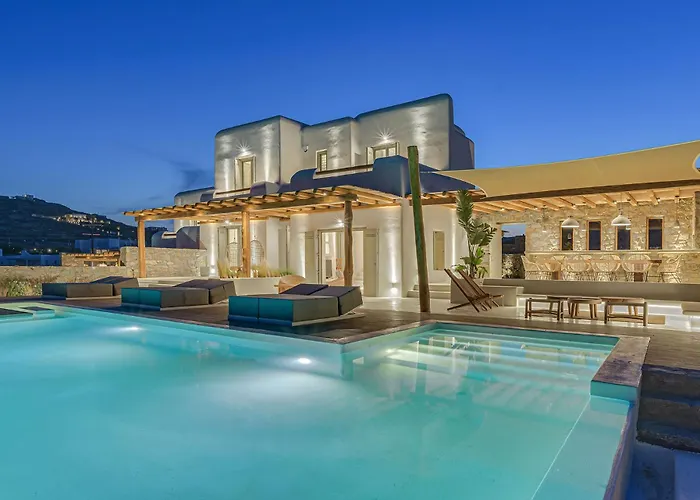 فيلة Yasemin - Mykonos Paradise - Views - Pool - Large Garden *