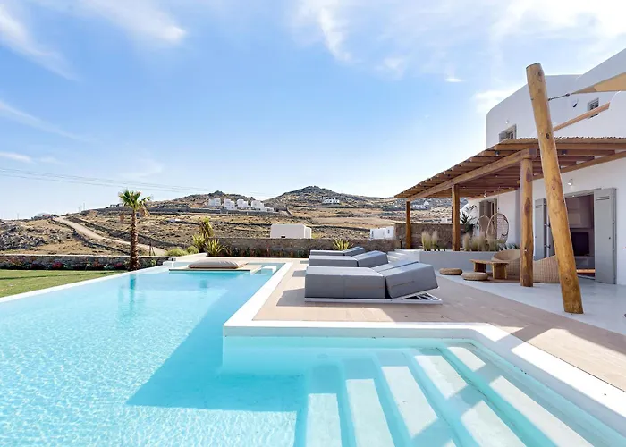 فيلة Yasemin - Mykonos Paradise - Views - Pool - Large Garden