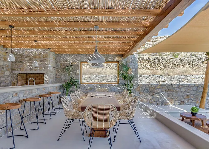 Yasemin - Mykonos Paradise - Views - Pool - Large Garden Vila