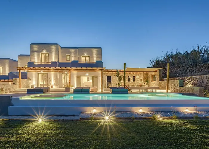 Yasemin - Mykonos Paradise - Views - Pool - Large Garden Vila Kalafatis